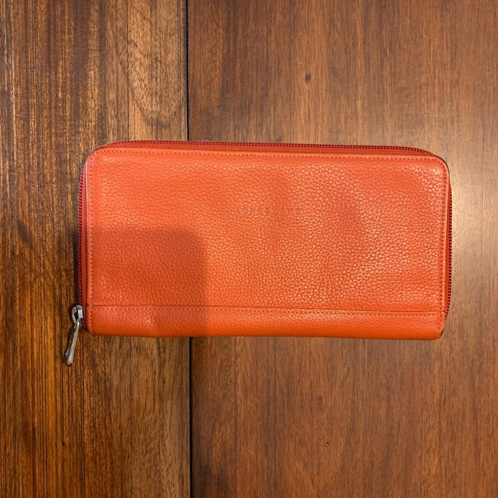 Leather Longchamp wallet